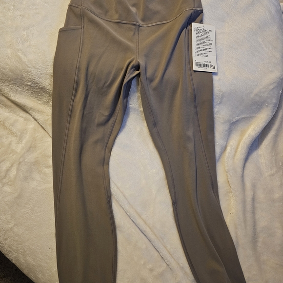 lululemon athletica Pants - Lululemon Athletica High-Rise Pants in Taupe